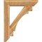 Ekena Millwork Merced Slat Rough Sawn Bracket w/ Offset Brace, Western Red Cedar, 8"W x 36"D x 44"H BKT0806X36X44MRC06RWR - alternate 4